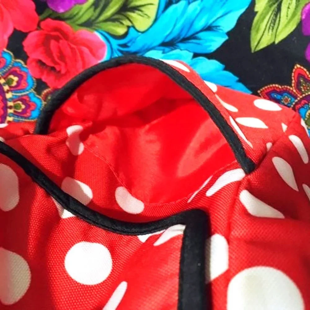 DISNEY BABY MINNIE MOUSE BAG DIAPER BABY BAG CARRY CASE POLKA DOTS RED